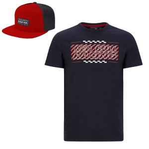 Red Bull Racing – Max Verstappen – Graphic T-Shirt – Pet – Combi Set – Maat L – Formule 1