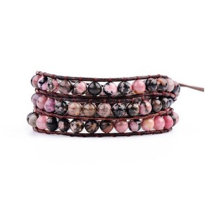 Sorprese pink wrap – dames armband – 19.5 cm - wikkelarmband - model X
