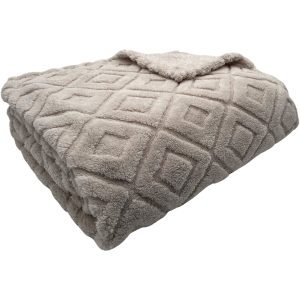 Sorprese Luxe Plaid - 150x200 cm - Fleece Deken - Taupe
