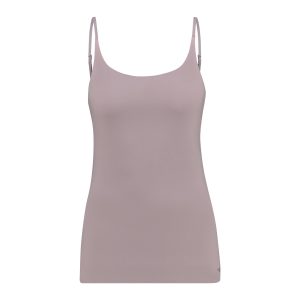 LaSlip - Basic Spaghetti Shirt - Taupe
