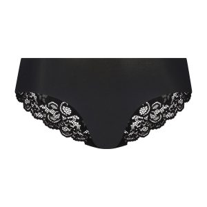 LaSlip Angels Brazilian Lace - Zwart - Onderbroek Dames