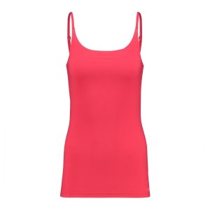 LaSlip - Basic Spaghetti Shirt - Rood
