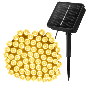 Best Active Solar Tuinverlichting op Zonne Energie - 100 LED Lichtsnoer Buiten - 10 Meter Verlicht